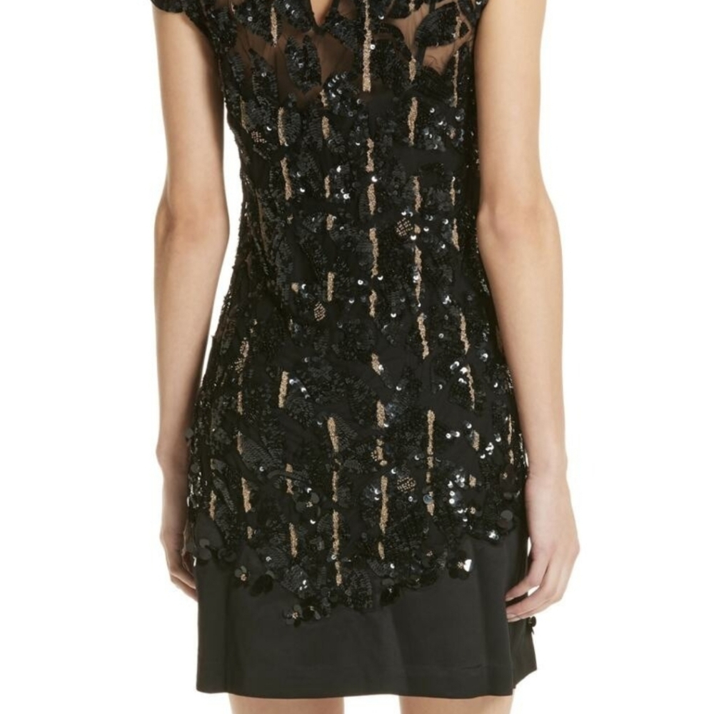 🍒NWT🍒 TED BAKER SEQUINE BUTTERFLY COCKTAIL DRESS - Picture 9 of 13